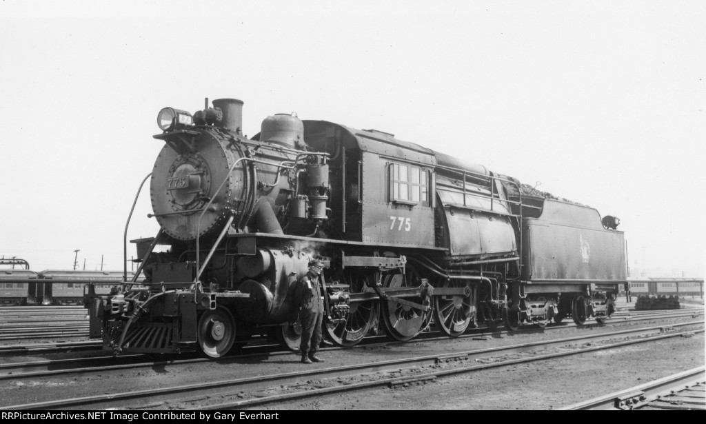 CNJ 4-6-0C #775 - Central RR of New Jersey